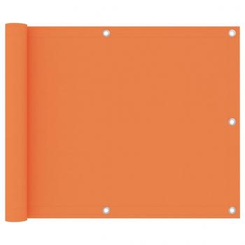 ARDEBO.de - Balkon-Sichtschutz Orange 75x500 cm Oxford-Gewebe