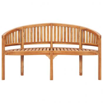 4-tlg. Garten-Lounge-Set Massivholz Teak