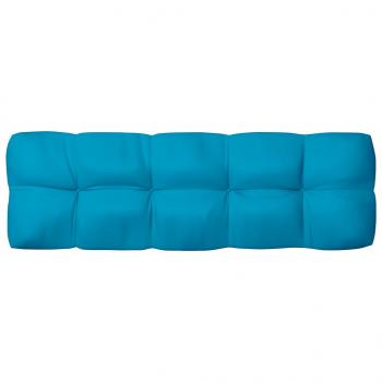 Palettenkissen 5-tlg. Blau Stoff
