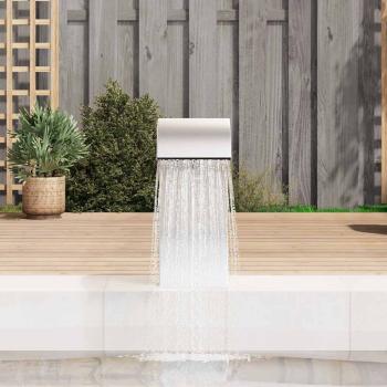 Pool-Wasserfall 22x60x70 cm Edelstahl 304