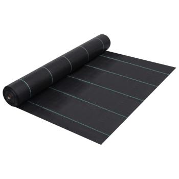 ARDEBO.de - Unkrautfolie Schwarz 1x10 m PP