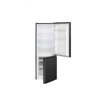 Bomann KG 320.2 Stand Kühl-Gefrierkombination, 50 cm breit, 175 L, LED, Abtauautomatik, schwarz-glänzend (732021)
