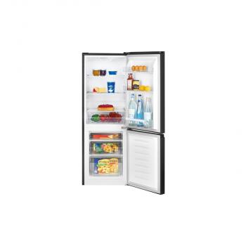Bomann KG 320.2 Stand Kühl-Gefrierkombination, 50 cm breit, 175 L, LED, Abtauautomatik, schwarz-glänzend (732021)