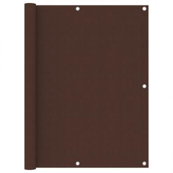 ARDEBO.de - Balkon-Sichtschutz Braun 120x600 cm Oxford-Gewebe