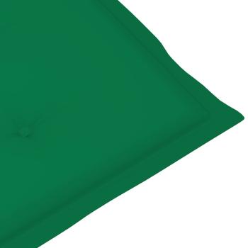 Hochlehner Verstellbar 6 Stk. mit Auflagen Massivholz Akazie