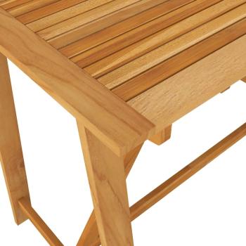 7-tlg. Gartenbar-Set Massivholz Akazie
