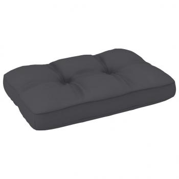Palettenkissen Anthrazit 60x40x12 cm Stoff