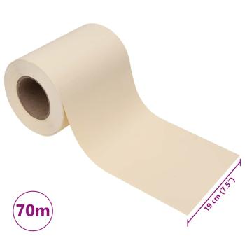 Garten-Sichtschutz PVC 70x0,19 m Creme