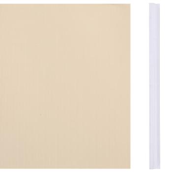 Garten-Sichtschutz 4 Stk. PVC 35x0,19 m Creme