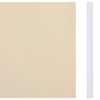Garten-Sichtschutz 4 Stk. PVC 35x0,19 m Creme