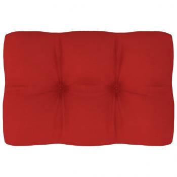 Palettenkissen Rot 60x40x12 cm Stoff