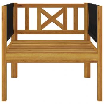 7-tlg. Garten-Lounge-Set mit Kissen Cremeweiß Massivholz Akazie