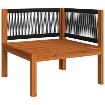 3-Sitzer-Gartensofa mit Kissen Massivholz Akazie