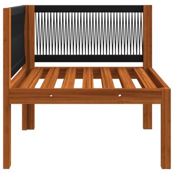 3-Sitzer-Gartensofa mit Kissen Massivholz Akazie