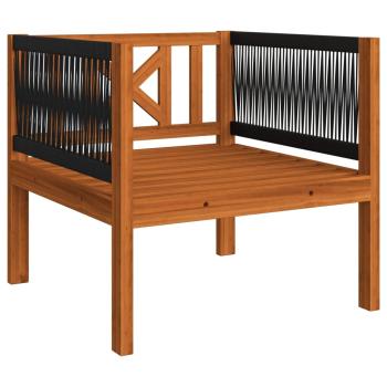 10-tlg. Garten-Lounge-Set mit Kissen Cremeweiß Massivholz Akazie