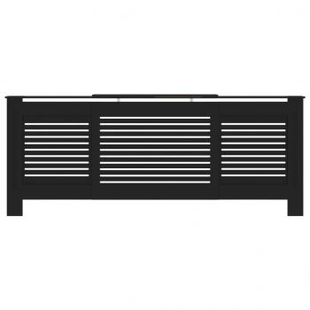 MDF Heizkörperverkleidung Schwarz 205 cm