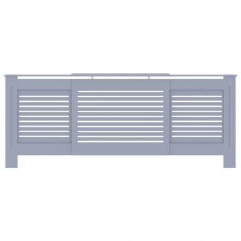 MDF Heizkörperverkleidung Grau 205 cm