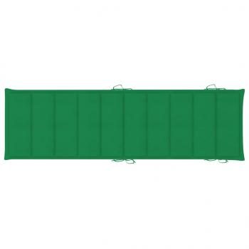 Sonnenliegen-Auflage Grün 186x58x3 cm Oxford-Gewebe
