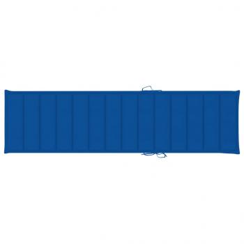 Sonnenliegen-Auflage Königsblau 200x50x3 cm Oxford-Gewebe