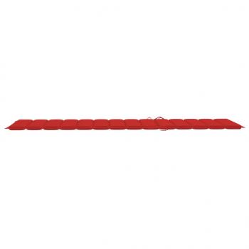Sonnenliegen-Auflage Rot 200x60x3 cm Oxford-Gewebe