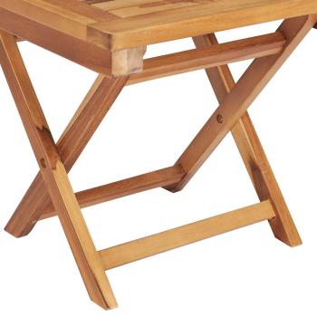Sonnenliegen 2 Stk. mit Tisch Massivholz Teak
