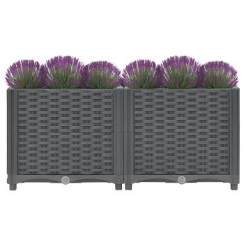 Hochbeet 80x40x38 cm Polypropylen