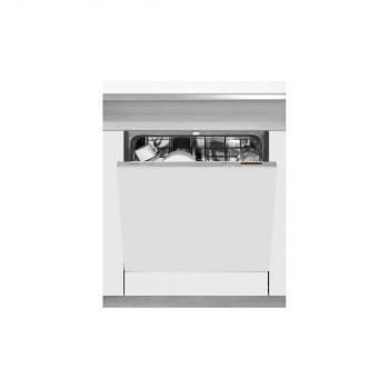 Exquisit EGSP6012-E-030E Vollintegrierter Geschirrspüler, 60 cm breit, 12 Maßgedecke, Glasprogramm, 4 Programme