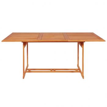 9-tlg. Garten-Essgruppe Massivholz Teak