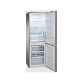 Amica KGCN 387 110 E Stand Kühl-Gefrierkombination, 54 cm breit, 170 cm hoch, 231 L, NoFrost, 0°C Freshzone, Air System, Superkühlen, Edelstahloptik
