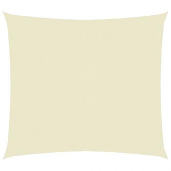 Sonnensegel Oxford-Gewebe Rechteckig 3x4 m Creme