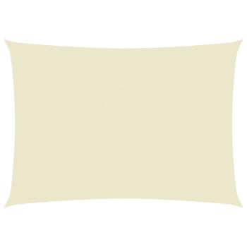 Sonnensegel Oxford-Gewebe Rechteckig 3x4,5 m Creme