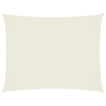 Sonnensegel Oxford-Gewebe Rechteckig 3x4,5 m Creme