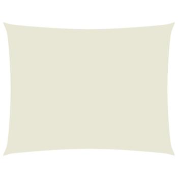 Sonnensegel Oxford-Gewebe Rechteckig 3,5x4,5 m Creme