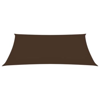 Sonnensegel Oxford-Gewebe Rechteckig 2x4,5 m Braun
