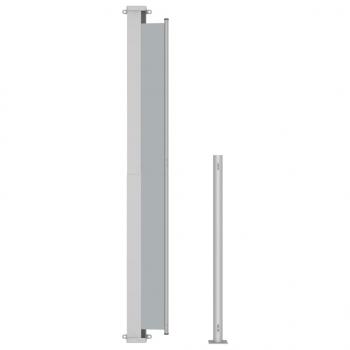 Seitenmarkise Ausziehbar 200x500 cm Grau