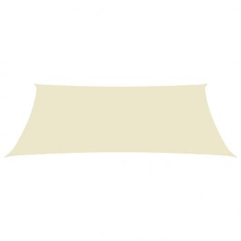 Sonnensegel Oxford-Gewebe Rechteckig 2,5x5 m Creme