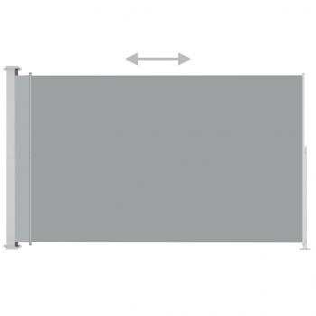 Seitenmarkise Ausziehbar 180x300 cm Grau