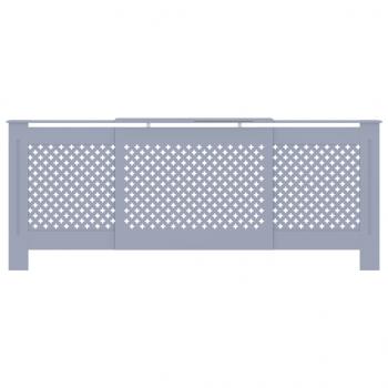MDF Heizkörperverkleidung Grau 205 cm