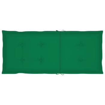 Verstellbare Gartenstühle 3 Stk. mit Auflagen Massivholz Akazie