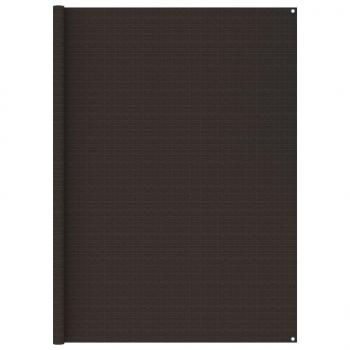 ARDEBO.de - Zeltteppich 250x600 cm Braun