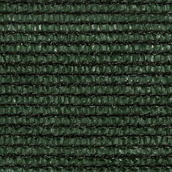 Sonnensegel 160 g/m² Dunkelgrün 5x5x6 m HDPE