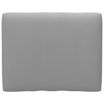 Palettenkissen Grau 50x40x12 cm Stoff