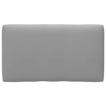 ARDEBO.de - Palettenkissen Grau 70x40x12 cm Stoff