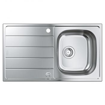 GROHE K200 Edelstahlspüle mit Abtropffläche, reversibel, 86x50mm, Edelstahl (31552SD1)
