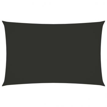 Sonnensegel Oxford-Gewebe Rechteckig 3,5x5 m Anthrazit