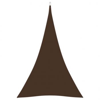 Sonnensegel Oxford-Gewebe Dreieckig 4x5x5 m Braun