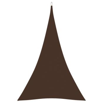Sonnensegel Oxford-Gewebe Dreieckig 4x5x5 m Braun