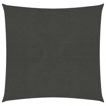 ARDEBO.de - Sonnensegel 160 g/m² Anthrazit 4x4 m HDPE