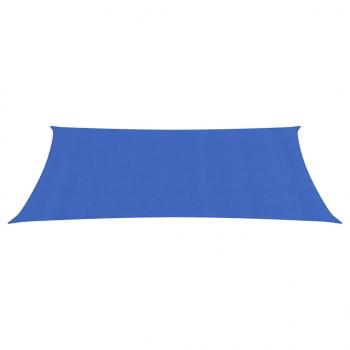 Sonnensegel 160 g/m² Blau 2x5 m HDPE