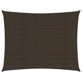 ARDEBO.de - Sonnensegel 160 g/m² Braun 2,5x4 m HDPE